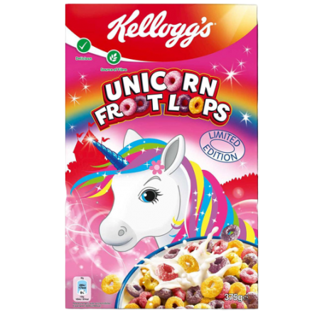 Kelloggs Unicorn Froot Loops 375g