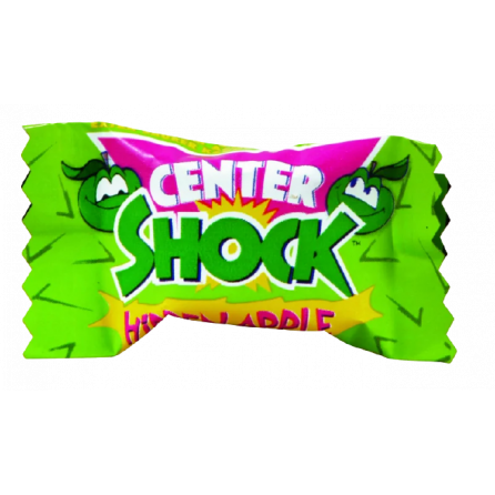 Жевачка "Center Shock" очень кислая с начинкой Яблоко