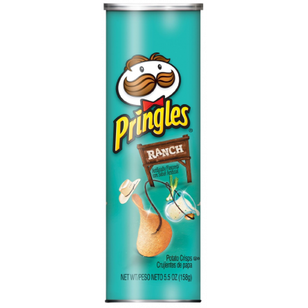 Pringles Ranch Картофельные чипсы 158gr США