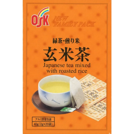 Чай OSK Сэнтя зеленый 20 пакетиков Odani Kokufun Япония 40г New Family