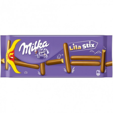 Печенье Milka Lila Stix 112 гр
