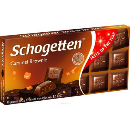 Шоколад Schogetten Caramel Brownie 100g Германия