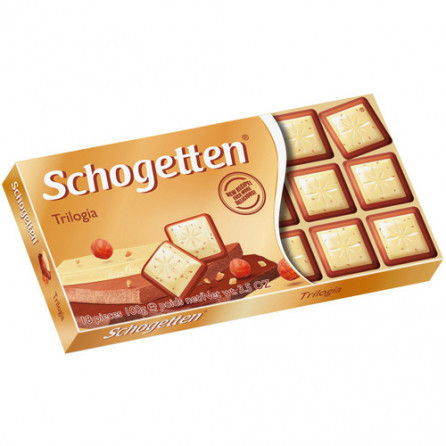 Schgotten Шоколадная плитка Trilogia 100g Германия