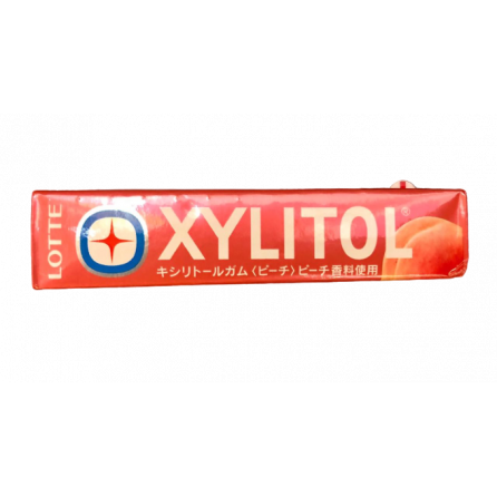 Жевачка Xylitol Lotte со вкусом персика, Япония, 21 г