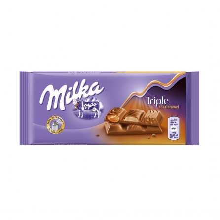 Шоколад Milka Triple Caramel 90гр Германия