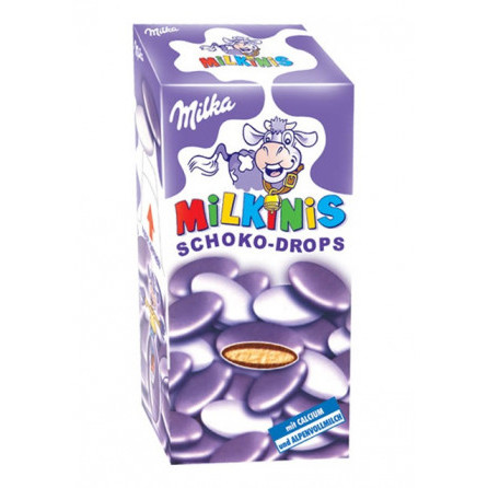 Milka Schoco-Drops капли альпийского шоколада и печенья в глазури 42 gr Германия