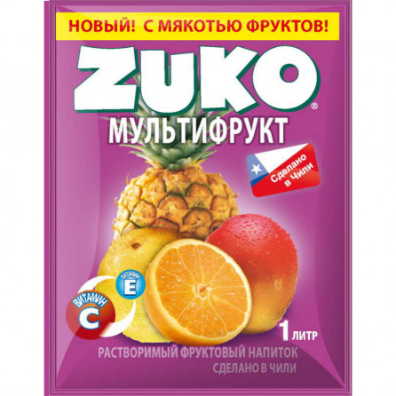 Растворимый напиток Zuko Мультифрукт 25гр. Чили