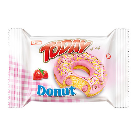 Пончик Today Donut Strawberry 50г Турция