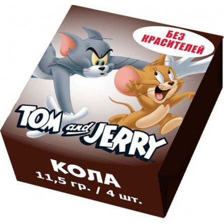 Жевательные конфеты Tom & Jerry со вкусом Колы 11,5 гр.