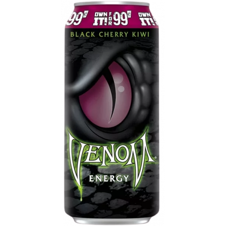 Энергетик VENOM Black Cherry Kiwi 0,473 литра