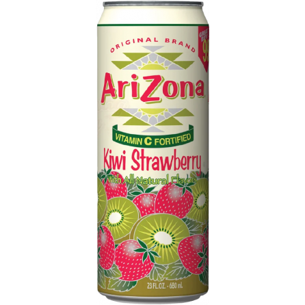 Arizona Green Tea kiwi strawberry 0.680 л США