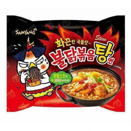 Лапша HOCHI Суп-рамен острый Stew со вкусом курицы Samyang, Корея, 145 г