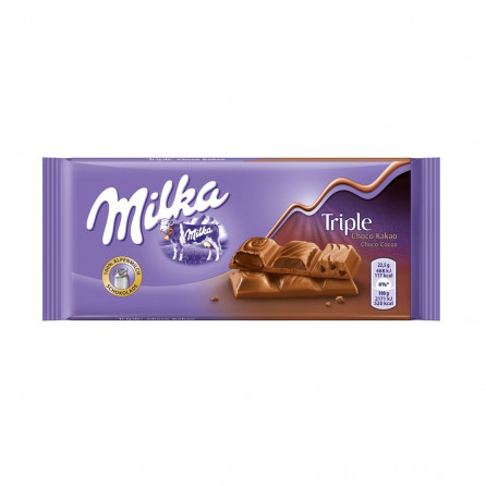 Шоколад Milka Triple Choco 90гр Германия