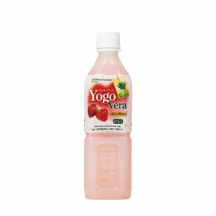 Yogovera Strawberry напиток со вкусом йогурта и клубники, 500 мл