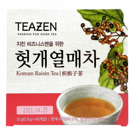 Чай корейского изюмного дерева Тeazen Korean Raisin Tea 32г Корея