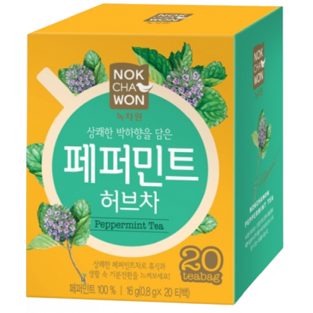 Чай Nokchawon Мятный 0,8г*20п Корея