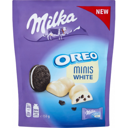 Шоколад Milka Oreo Minis White 153г