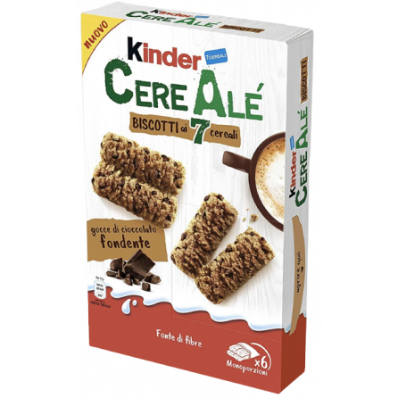 Печенье Kinder CereAle с кусочками шоколада 204гр