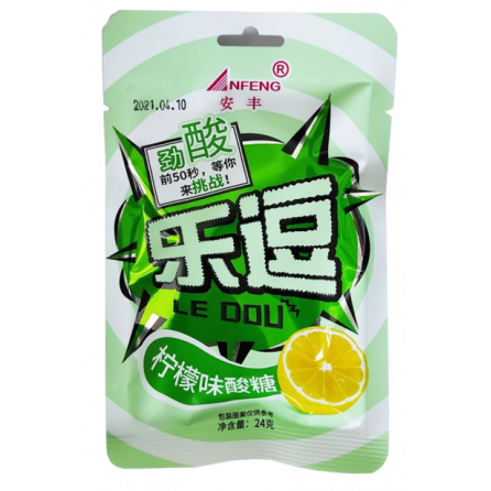 Конфеты Le DOU лимон 24гр, Китай