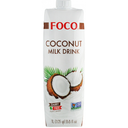 Кокосовый молочный напиток ORGANIC FOCO 1л