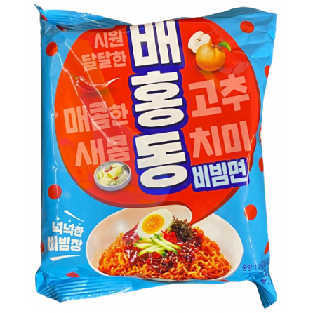 Лапша Nongshim холодное блюдо в сладко-остром соусе Bae Hong Dong 137гр Корея