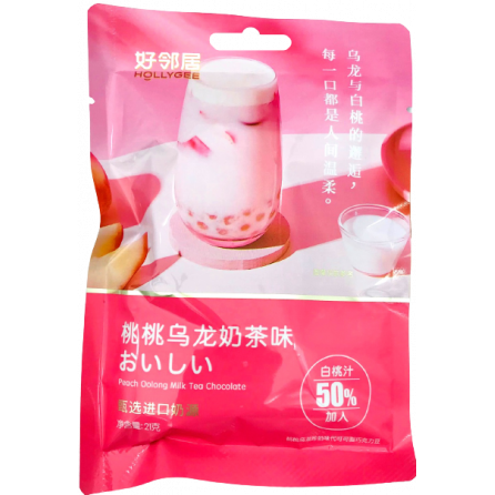Конфеты Молочный чай улун с персиком 21гр, Китай