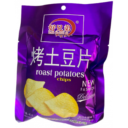Чипсы Roast potatoes 40гр, Китай 