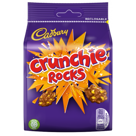 Cadbury Crunchie Rocks шоколад 110гр, Великобританя 