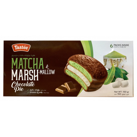 Choco Pie Matcha and Marshmallow со вкусом матча чай и маршмеллоу, 150 г