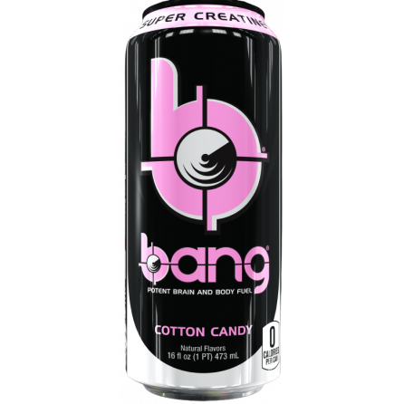 Энергетический напиток Bang Cotton Candy 473мл США
