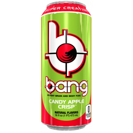 Энергетический напиток Bang Candy Apple Crisp Cake 473мл США