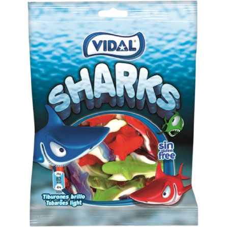 Мармелад Vidal акулы 100гр Испания