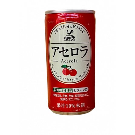 Tominaga Kobe Koryuchi Acerola Сокосодержащий напиток со вкусом барбадосской вишни 185 мл Япония