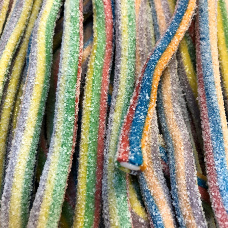 Мармеладные палочки МАКСИ "Торнадо с начинкой подсахаренные", 25 см, шт