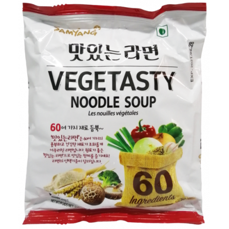 Рамен с овощами веганский Vegetasty Noodle Soup Samyang, Корея, 115 г