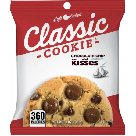 Печенье Classic Cookies Hershey's Kisses с молочным шоколадом 85г CША