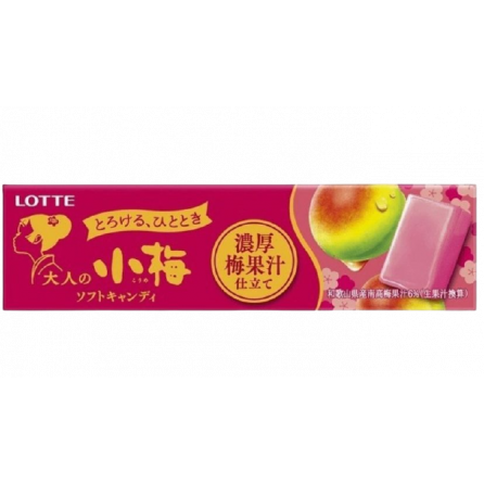 Конфета жевательная со вкусом Японской сливы, 54гр, Япония