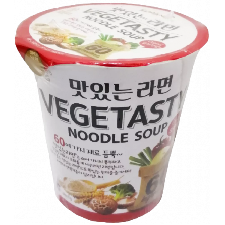Рамен среднеострый Vegetasty Noodle Soup Samyang веган, Корея, 65 г