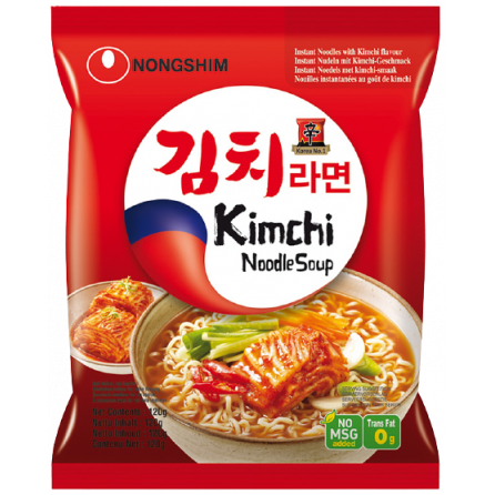 Рамен острый Kimchi классический вкус, Nongshim 120 г