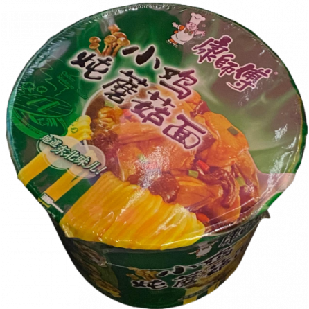 Рамен с курицей и грибами шиитаке пикантный Chicken Mushroom Noodle 101гр Китай