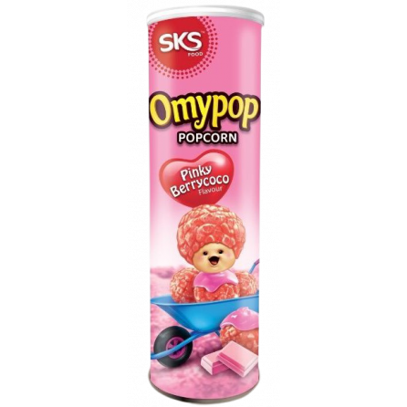 Попкорн OMYPOP Розовая ягода 85гр, Малайзия