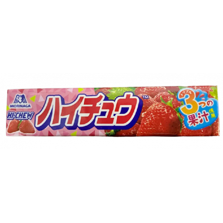 Конфеты жевательные Hi-Chew Morinaga со вкусом клубники 55,2г, Япония