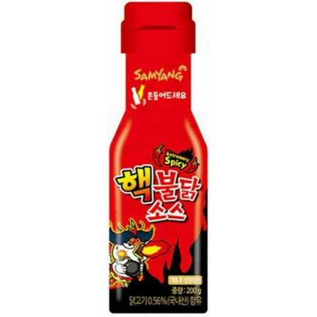 Buldak SPICY 2х 6200 SHU экстремально острый соус со вкусом курицы бульдак Samyang, Корея, 200 г