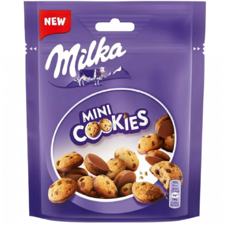 Печенье Milka mini cookies с кусочками шоколада, 110г
