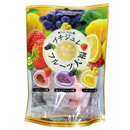 Моти Kubota Seika Кубота Дайфуку ассорти : клубника, виноград, лимон 126гр Япония 
