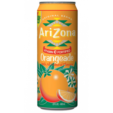 AriZona Ice Tea Orangeade Апельсиновый холодный чай 680мл 