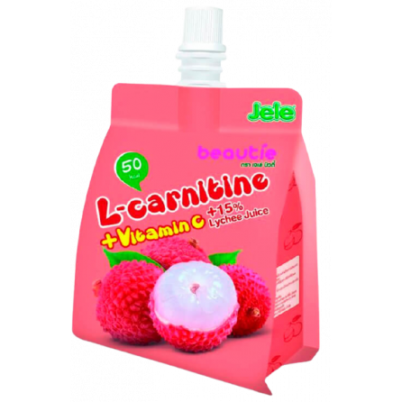 Желе-бьюти JELE Beautie с натуральный личи и содержанием L карнитин и витамин С 150г Тайланд