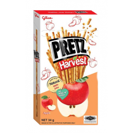 Pretz Harvest со вкусом Яблока 34 гр, Тайланд
