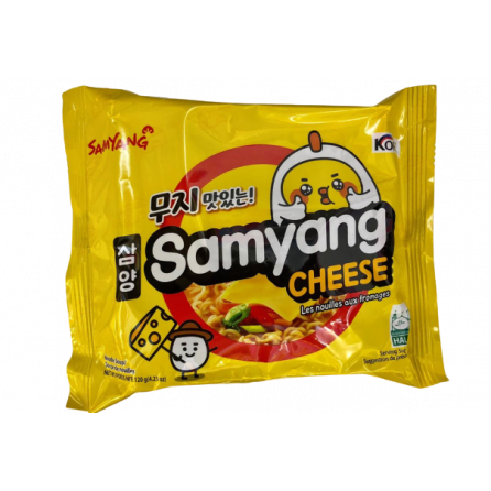 Рамен пикантный Cheese сырный 120 гр, Samyang Корея