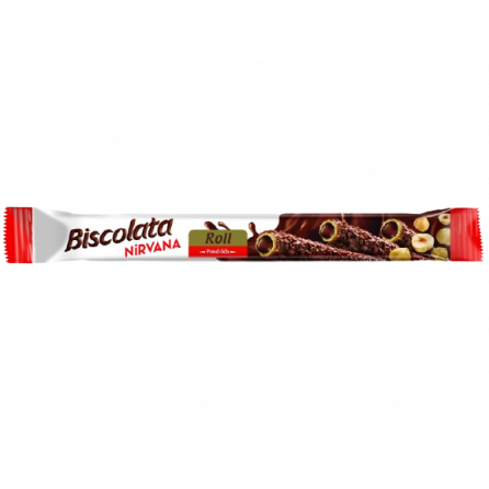 Biscolata печенье с шоколадной и ореховой начинкой 28гр.